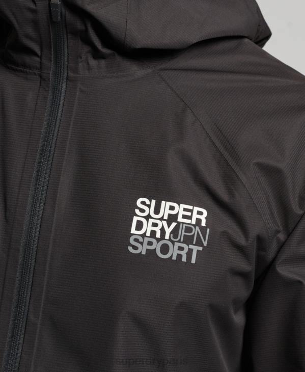 Superdry Hommes veste imperméable D64Z1104 vêtements noir