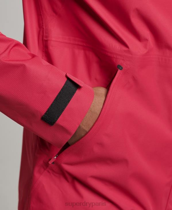 Superdry Hommes veste imperméable D64Z1110 vêtements rouge