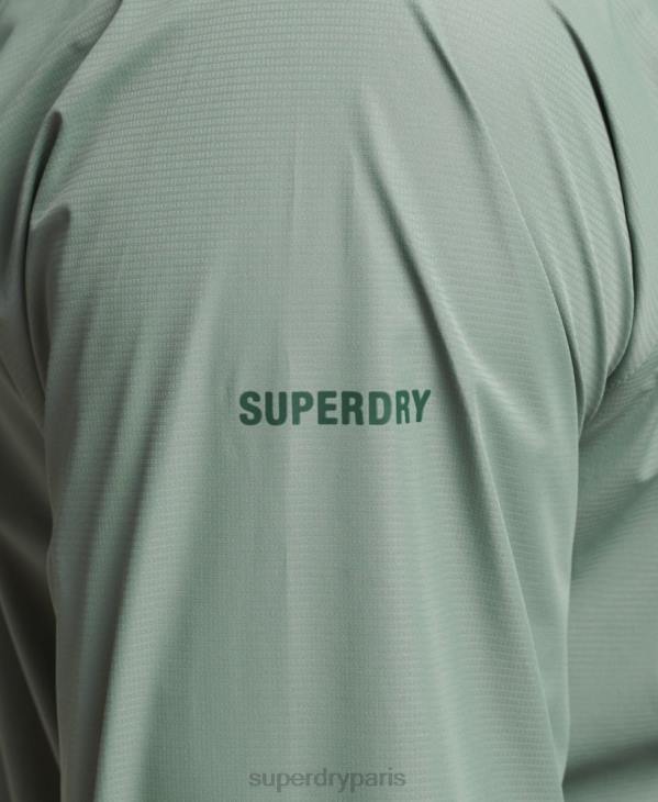 Superdry Hommes veste imperméable D64Z4635 vêtements vert