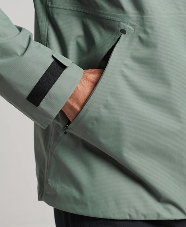 Superdry Hommes veste imperméable D64Z4635 vêtements vert