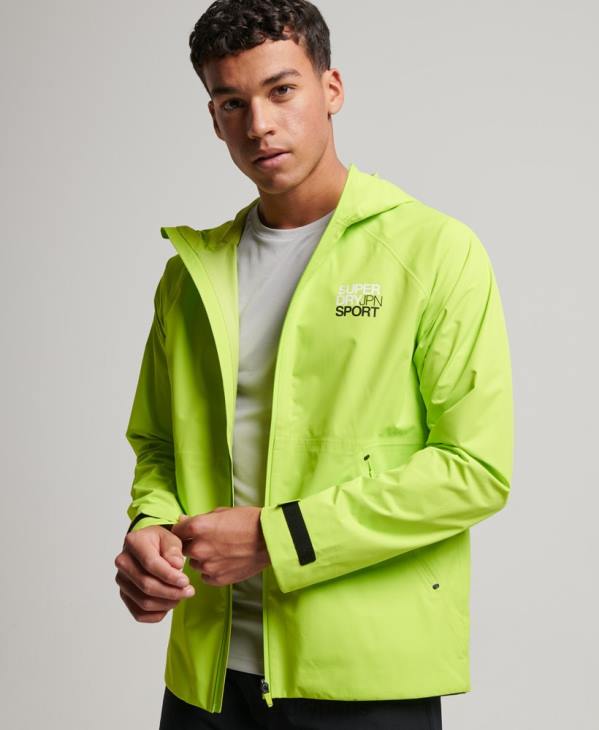 Superdry Hommes veste imperméable D64Z962 vêtements vert