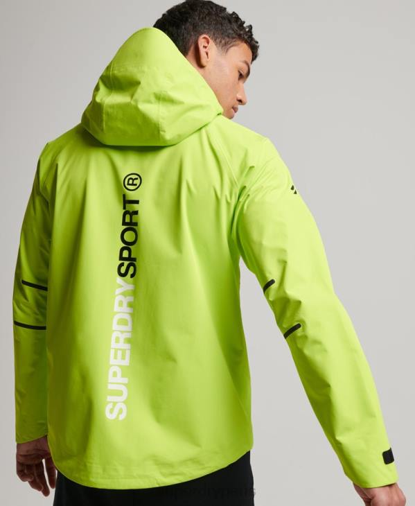 Superdry Hommes veste imperméable D64Z962 vêtements vert
