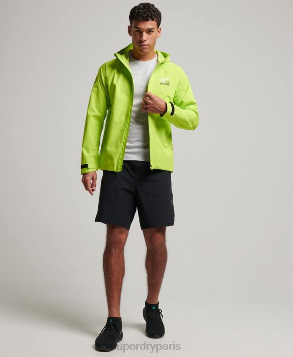 Superdry Hommes veste imperméable D64Z962 vêtements vert