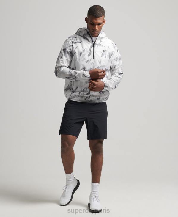 Superdry Hommes veste imperméable légère run D64Z5401 vêtements gris