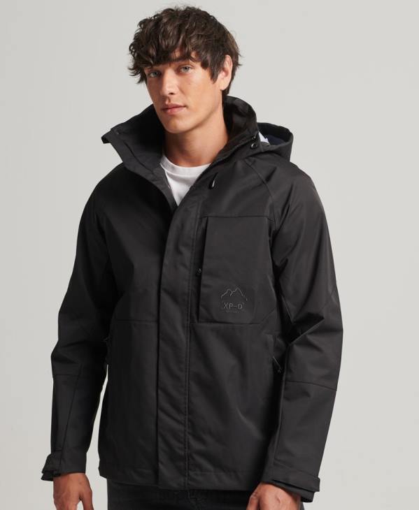 Superdry Hommes veste imperméable xpd D64Z4553 vêtements noir