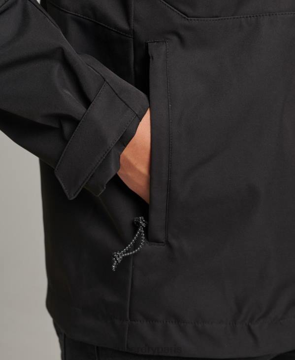 Superdry Hommes veste imperméable xpd D64Z4553 vêtements noir