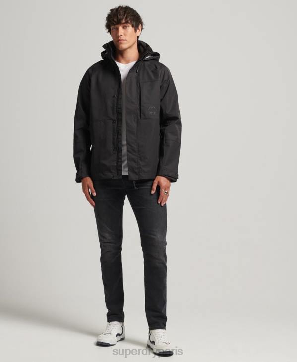 Superdry Hommes veste imperméable xpd D64Z4553 vêtements noir