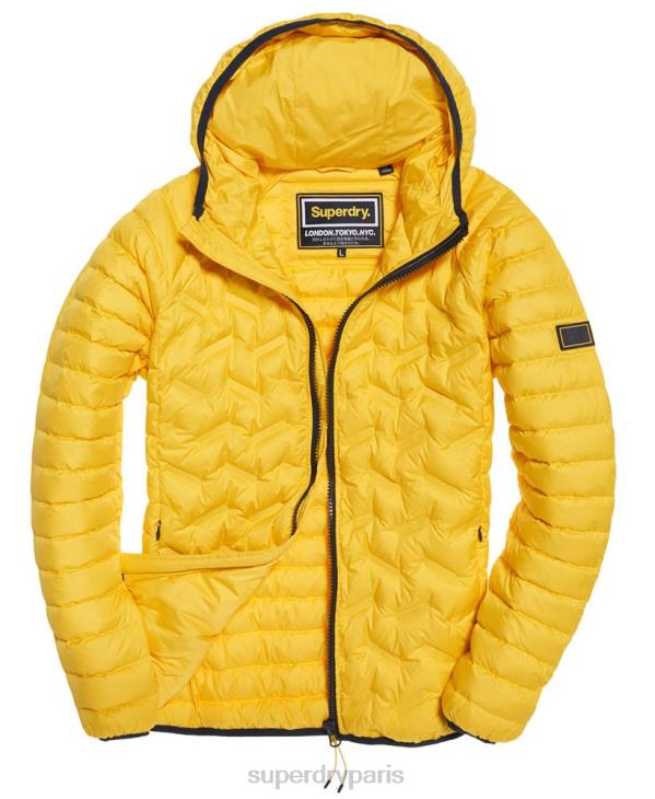 Superdry Hommes veste matelassée en duvet D64Z1183 vêtements jaune