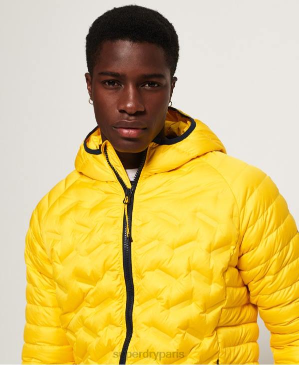 Superdry Hommes veste matelassée en duvet D64Z1183 vêtements jaune