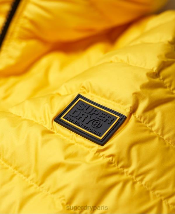 Superdry Hommes veste matelassée en duvet D64Z1183 vêtements jaune