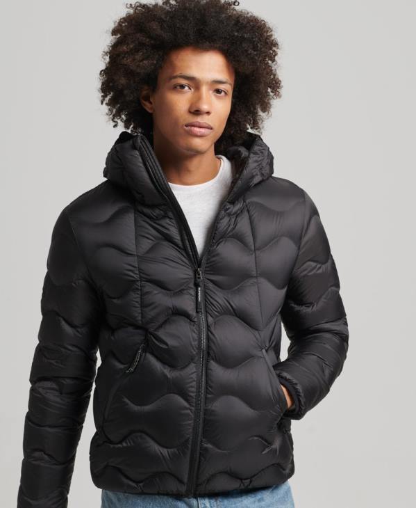 Superdry Hommes veste matelassée en duvet xpd D64Z4778 vêtements noir
