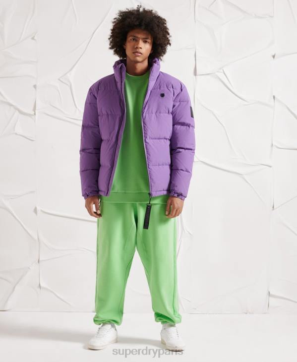 Superdry Hommes veste matelassée en duvet yama-no-kami D64Z4629 vêtements violet