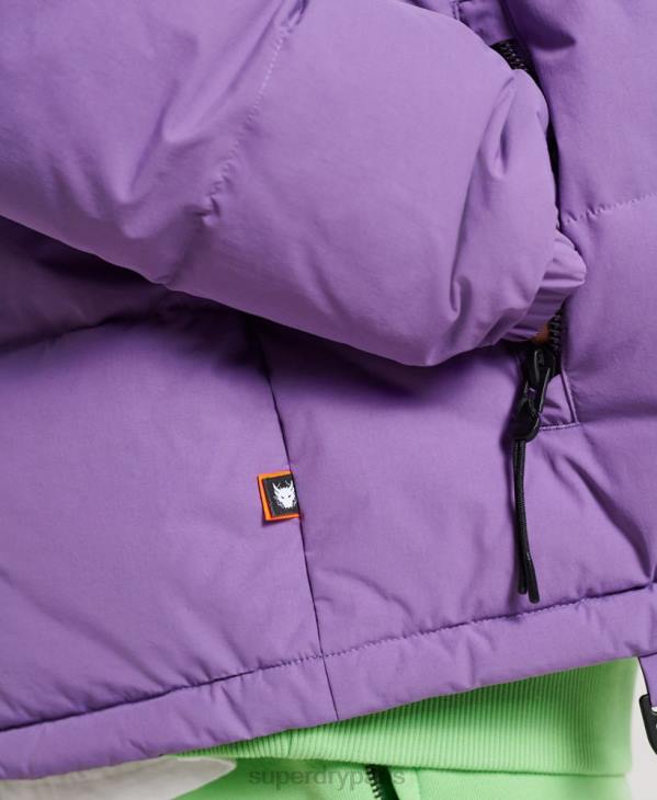 Superdry Hommes veste matelassée en duvet yama-no-kami D64Z4629 vêtements violet