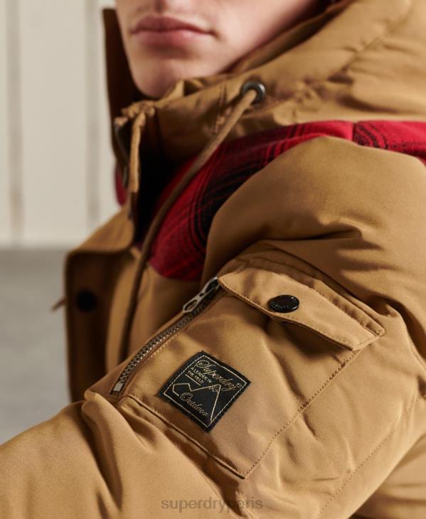 Superdry Hommes veste matelassée everest D64Z4592 vêtements vert
