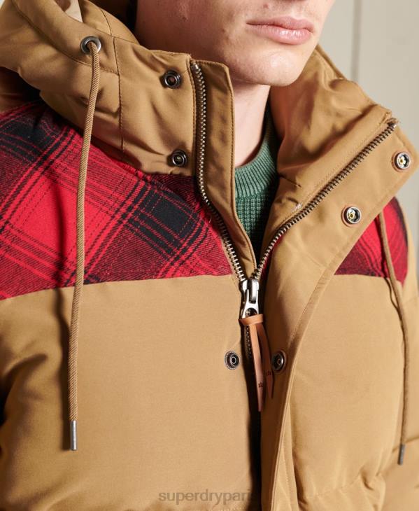 Superdry Hommes veste matelassée everest D64Z4592 vêtements vert