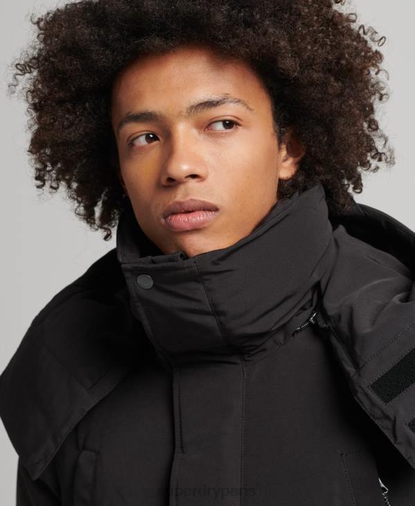 Superdry Hommes veste matelassée expédition everest bomber D64Z4591 vêtements noir