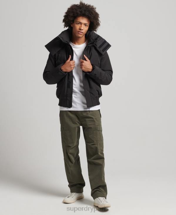 Superdry Hommes veste matelassée expédition everest bomber D64Z4591 vêtements noir
