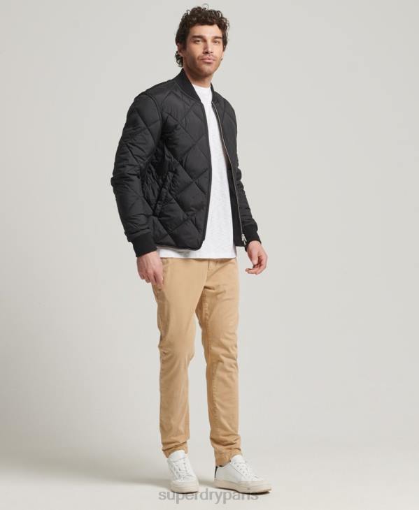 Superdry Hommes veste matelassée légère studios D64Z4464 vêtements noir