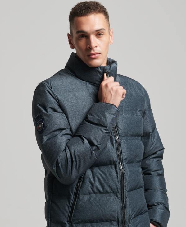 Superdry Hommes veste matelassée radar ultime D64Z4562 vêtements gris foncé