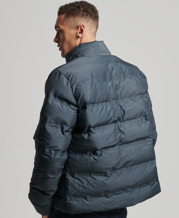 Superdry Hommes veste matelassée radar ultime D64Z4562 vêtements gris foncé