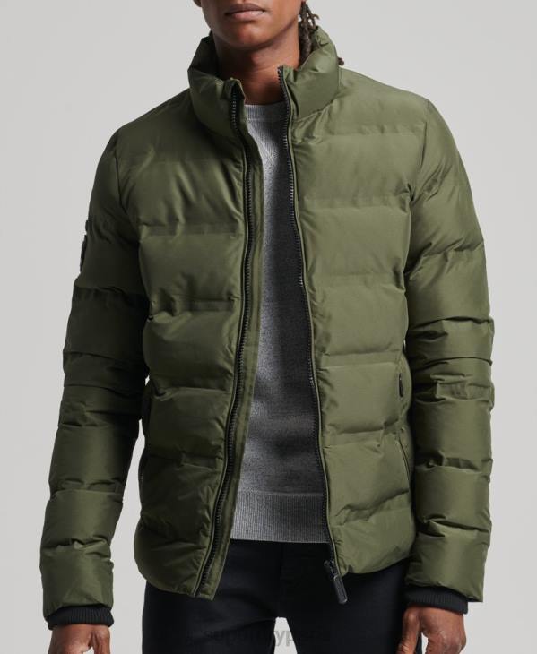 Superdry Hommes veste matelassée radar ultime D64Z4595 vêtements vert