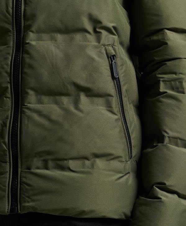 Superdry Hommes veste matelassée radar ultime D64Z4595 vêtements vert