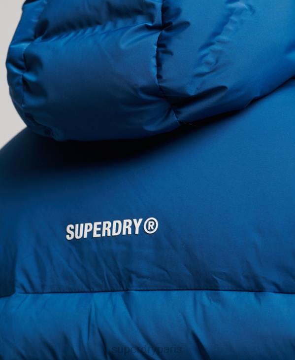 Superdry Hommes veste matelassée thermoscellée D64Z1074 vêtements bleu