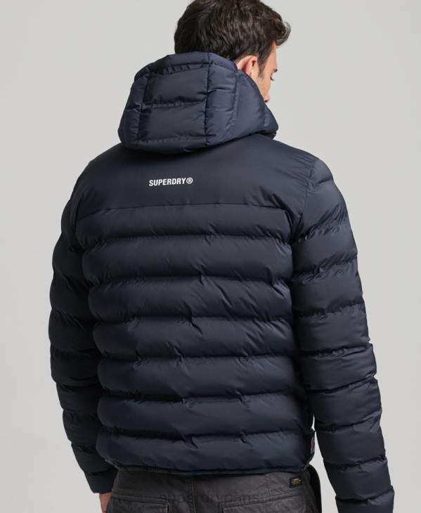 Superdry Hommes veste matelassée thermoscellée D64Z968 vêtements marine