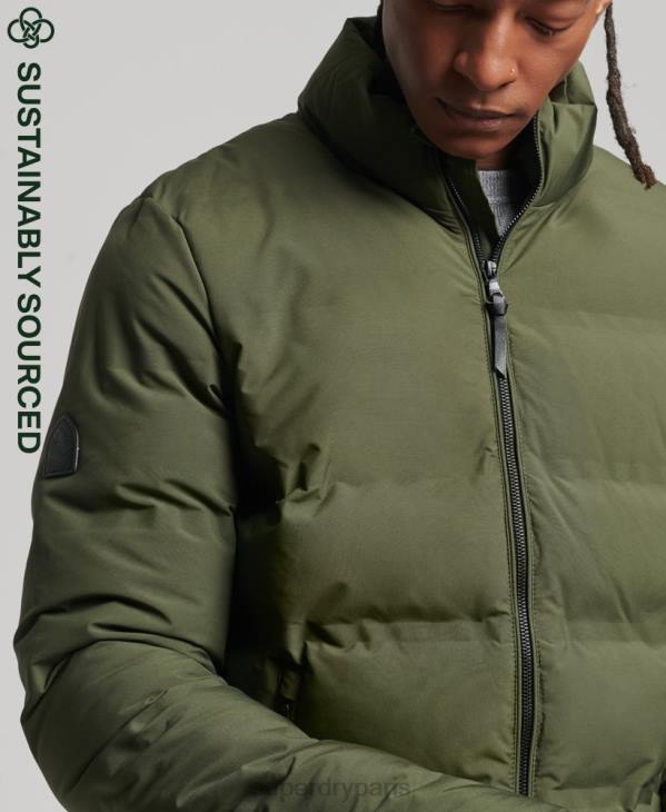 Superdry Hommes veste matelassée ultime radar D64Z4621 vêtements kaki