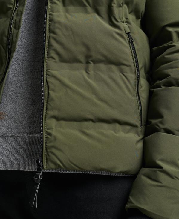 Superdry Hommes veste matelassée ultime radar D64Z4621 vêtements kaki