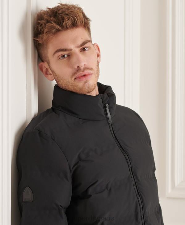 Superdry Hommes veste matelassée ultime radar D64Z4622 vêtements noir