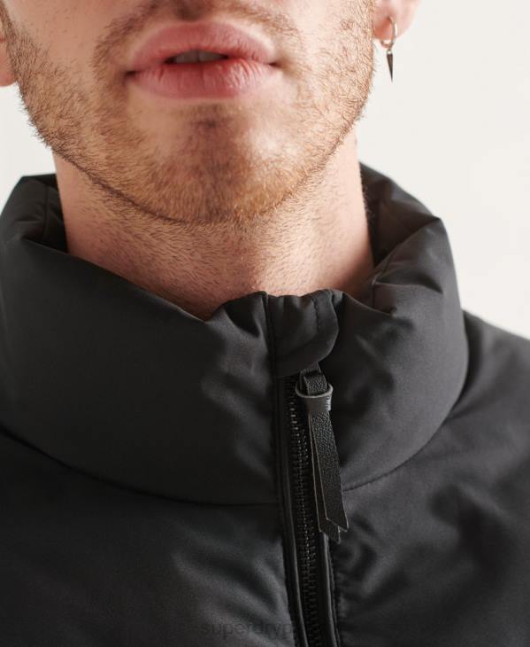Superdry Hommes veste matelassée ultime radar D64Z4622 vêtements noir