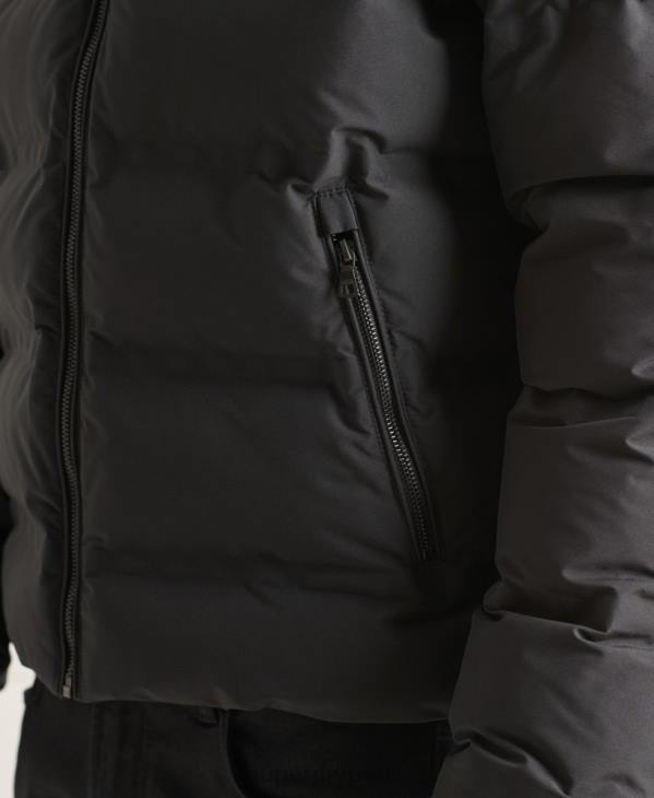 Superdry Hommes veste matelassée ultime radar D64Z4622 vêtements noir