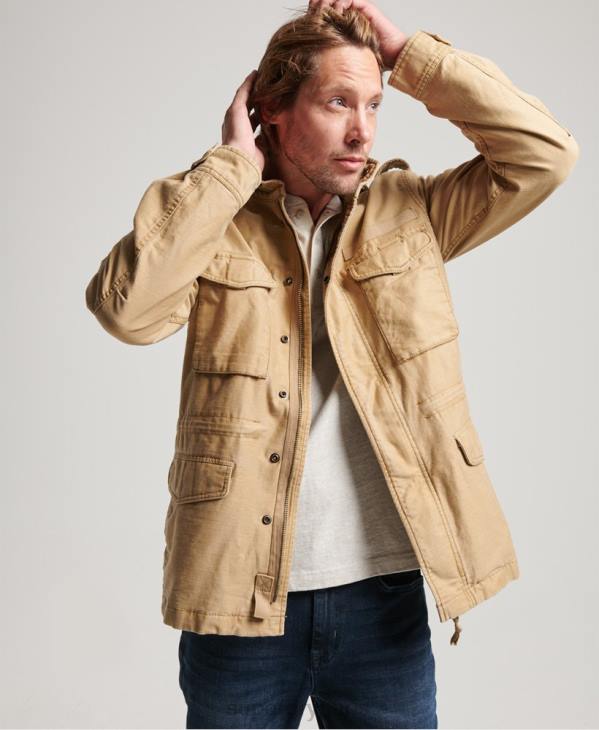 Superdry Hommes veste militaire m65 D64Z1127 vêtements bronzer