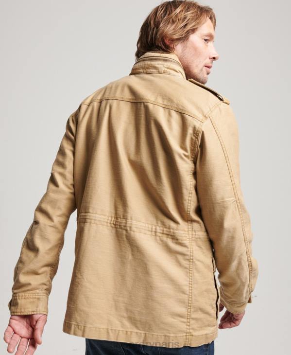 Superdry Hommes veste militaire m65 D64Z1127 vêtements bronzer