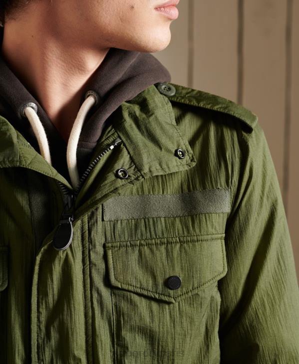 Superdry Hommes veste militaire m-65 D64Z4495 vêtements vert