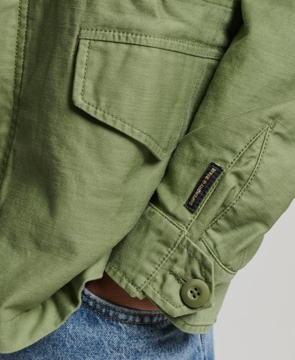 Superdry Hommes veste militaire vintage m65 D64Z928 vêtements vert