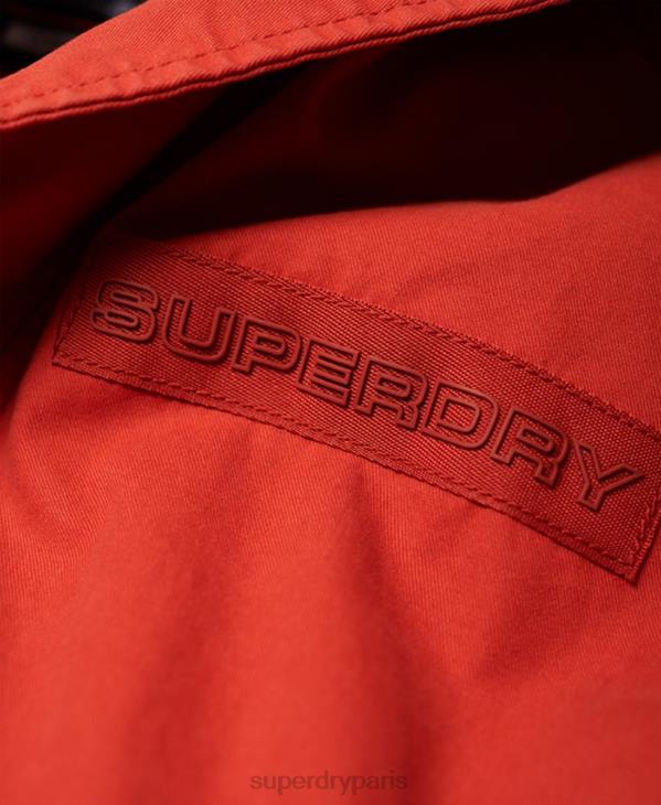 Superdry Hommes veste parka aviator rookie D64Z1202 vêtements orange