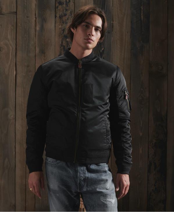 Superdry Hommes veste réversible dry en édition limitée D64Z4770 vêtements noir