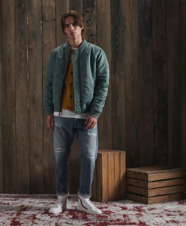 Superdry Hommes veste réversible dry en édition limitée D64Z4770 vêtements noir