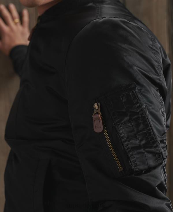 Superdry Hommes veste réversible dry en édition limitée D64Z4770 vêtements noir