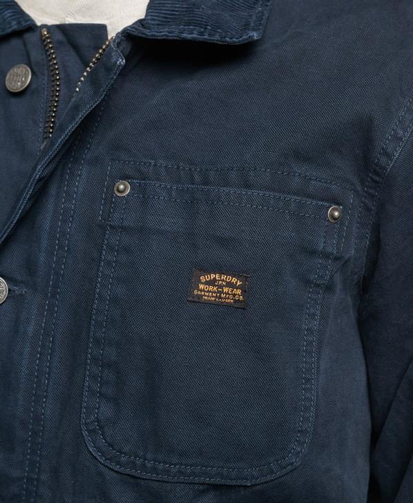 Superdry Hommes veste ranch vintage D64Z4440 vêtements marine