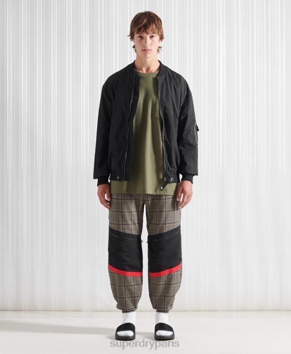 Superdry Hommes veste sdx future ma1 en édition limitée D64Z4790 vêtements noir