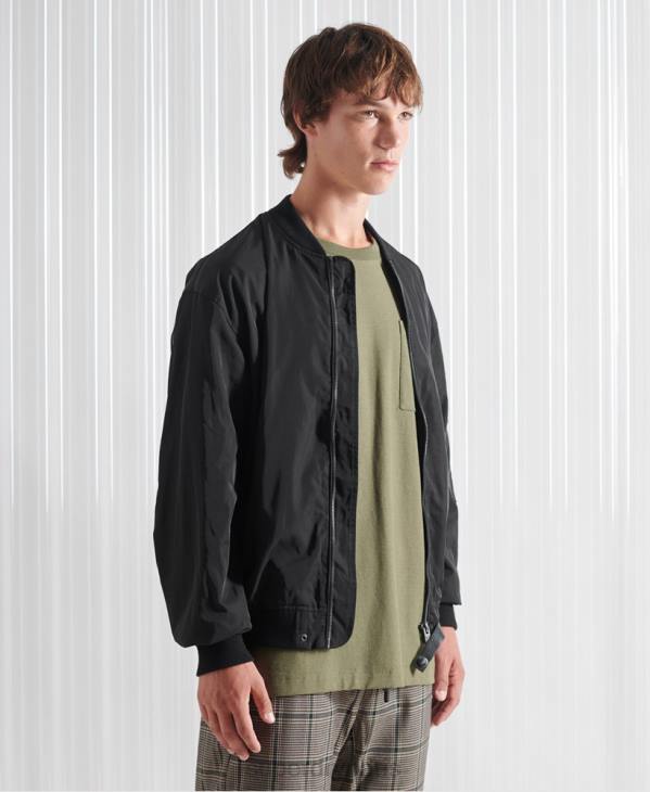 Superdry Hommes veste sdx future ma1 en édition limitée D64Z4790 vêtements noir