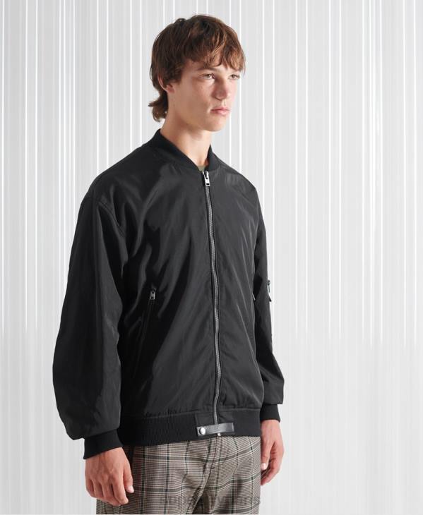 Superdry Hommes veste sdx future ma1 en édition limitée D64Z4790 vêtements noir