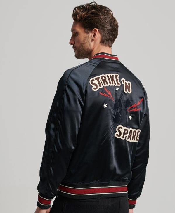 Superdry Hommes veste sukajan D64Z935 vêtements noir
