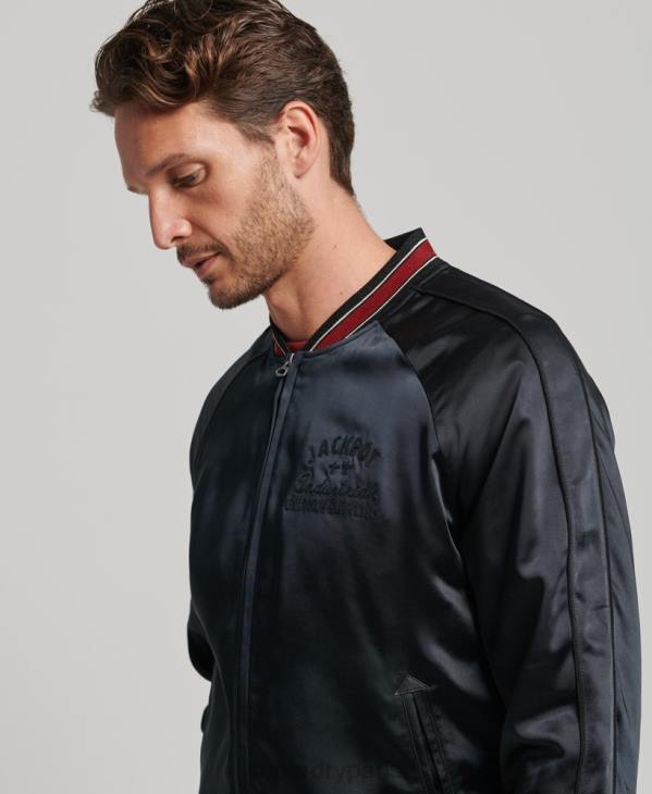 Superdry Hommes veste sukajan D64Z935 vêtements noir