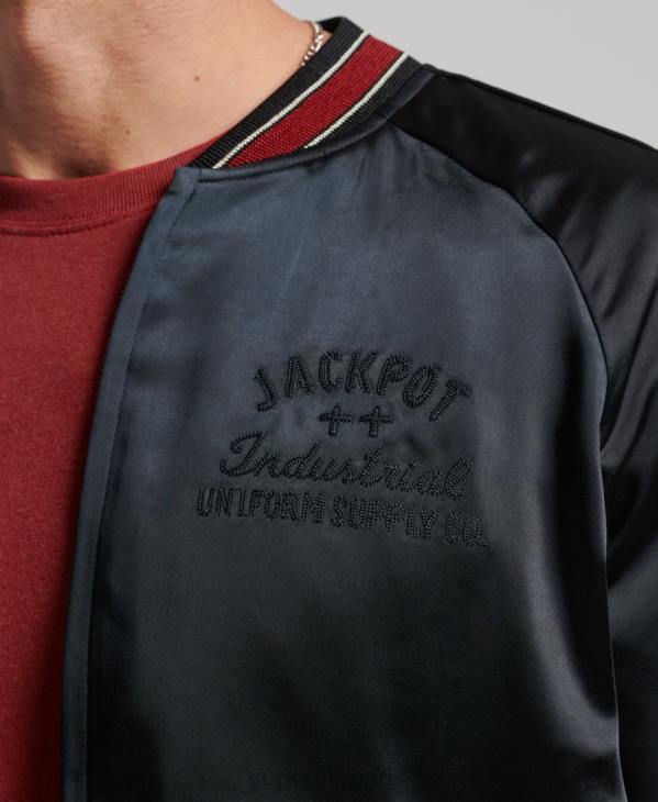 Superdry Hommes veste sukajan D64Z935 vêtements noir