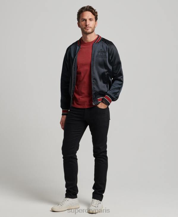 Superdry Hommes veste sukajan D64Z935 vêtements noir