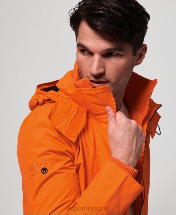 Superdry Hommes veste technique à capuche pop zip sd-windcheater D64Z4791 vêtements bleu